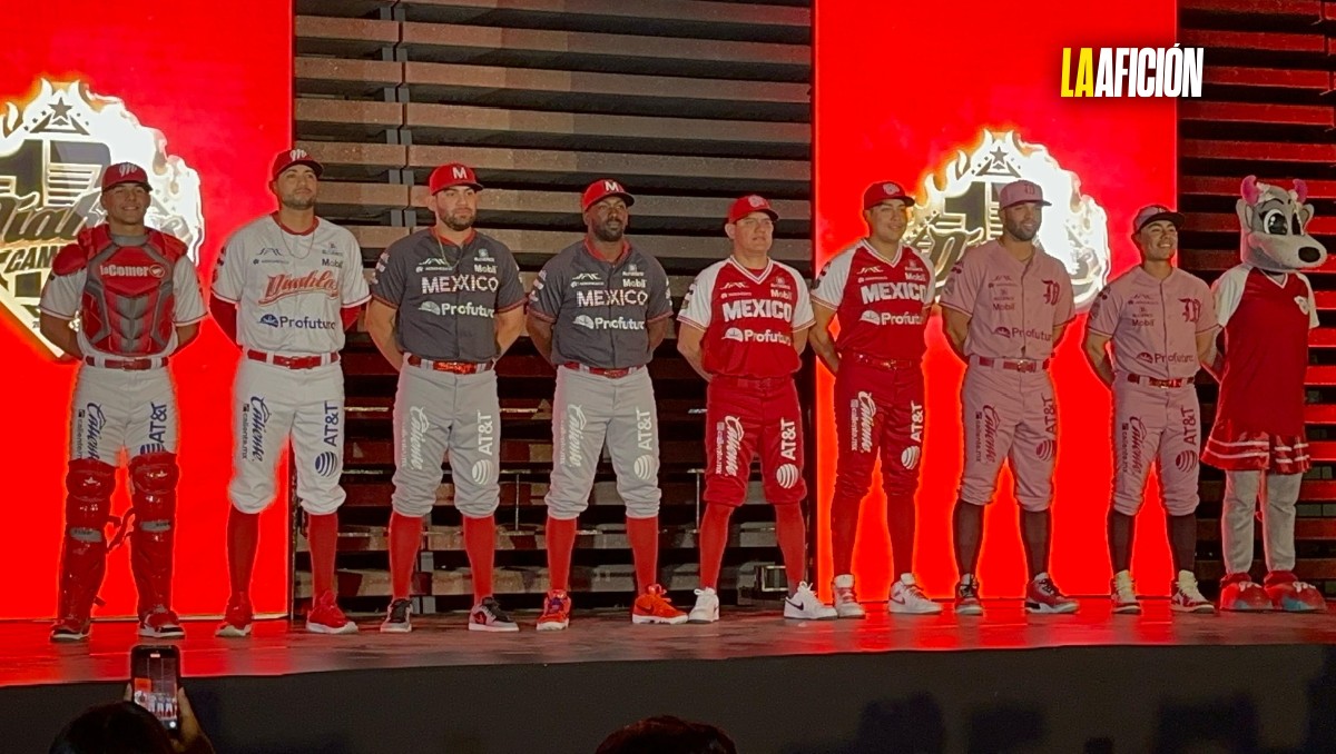 Diablos Rojos presenta sus cuatro uniformes para la temporada 2025