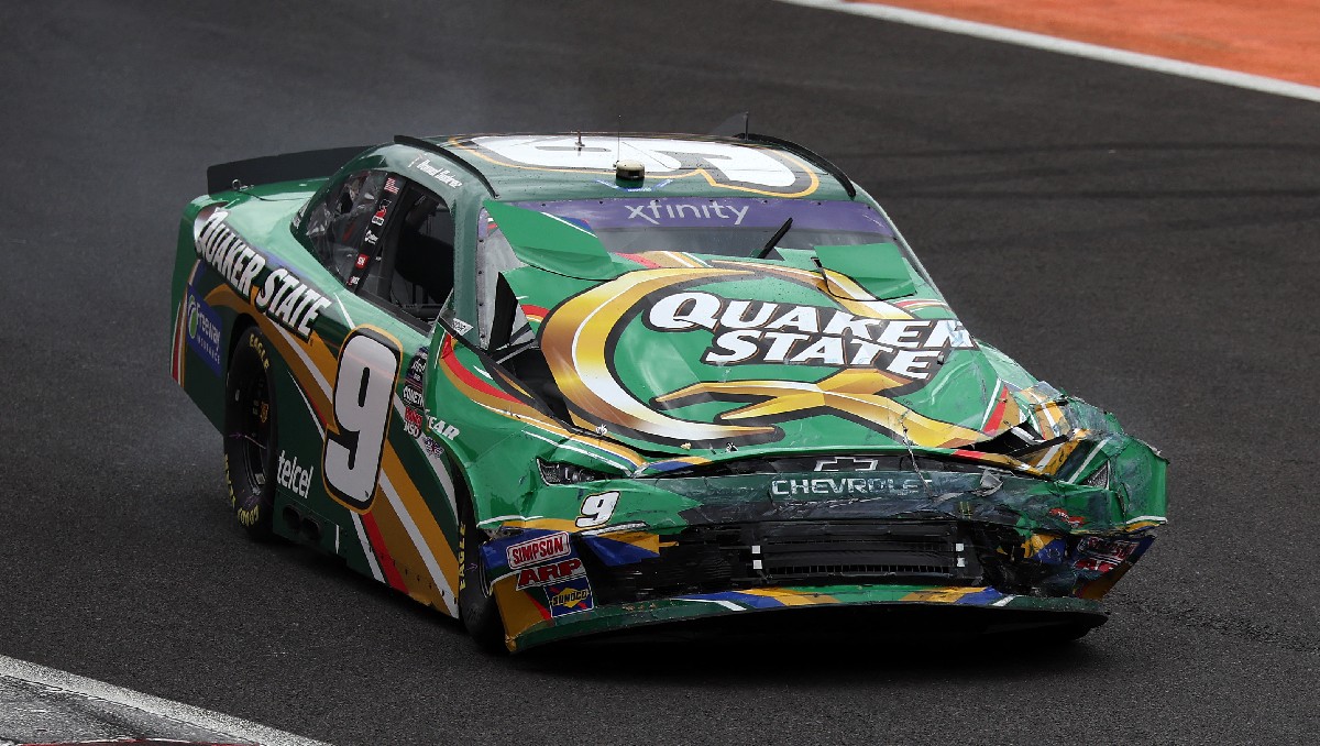 Daniel Suárez se accidenta en clasificación del NASCAR Xfinity Series