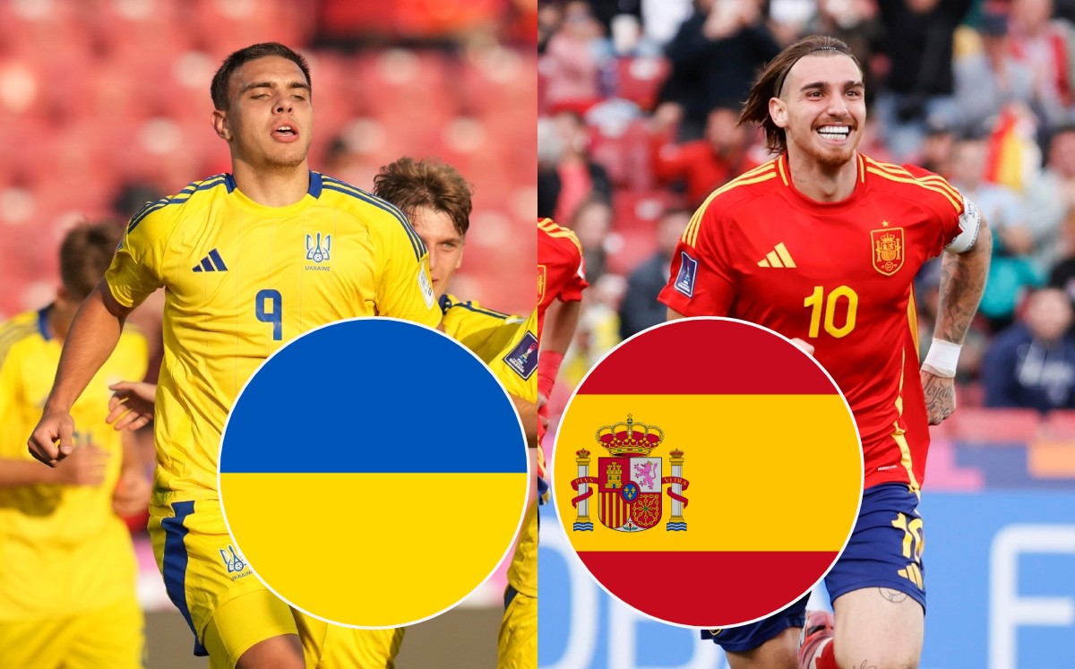 ¿A qué hora juega Ucrania vs España? | Partido HOY del Mundial Sub 20