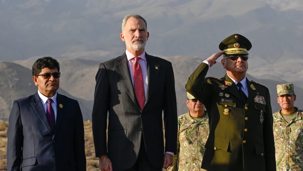 Rey Felipe VI, de España, llega al Perú para participar en el Congreso Internacional de la Lengua Española