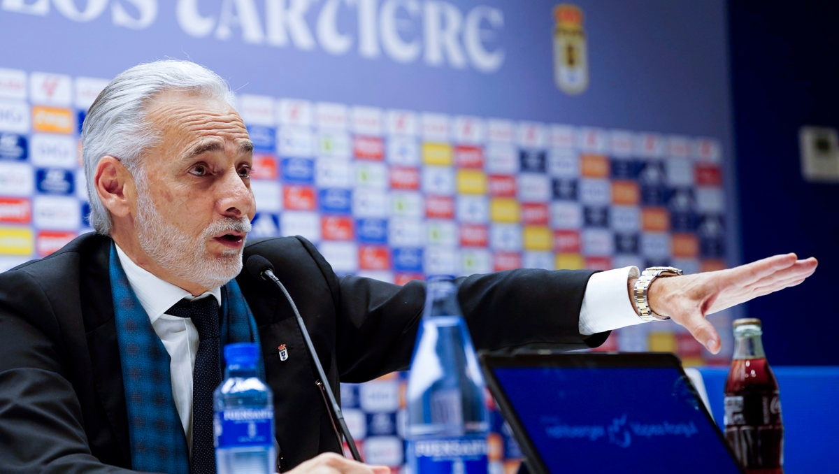 Jesús Martínez asegura que Real Oviedo no está para hablar del descenso: "lo formamos para que sea un equipo grande"