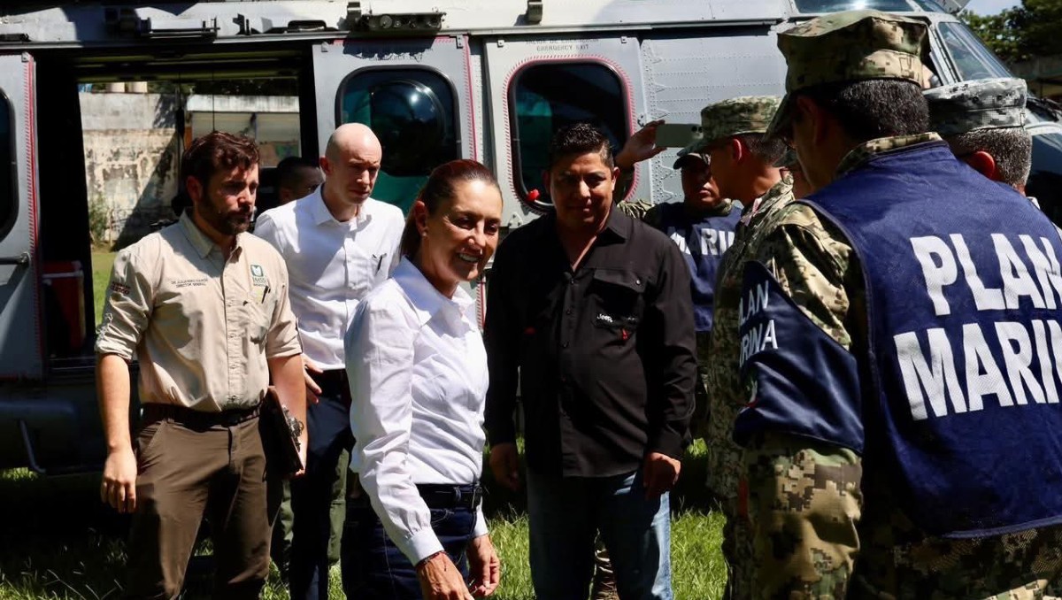 "Nuestra solidaridad y apoyo, siempre vamos a estar con ellos": Sheinbaum a población afectada por lluvias