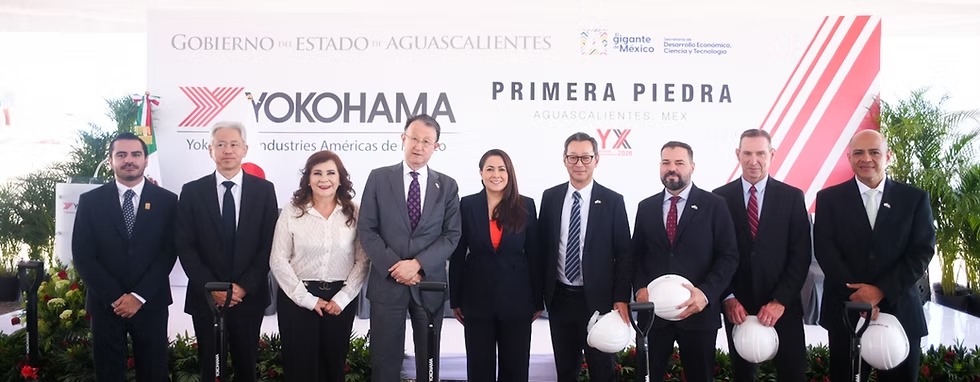 Yokohama invierte 464 millones de pesos en la expansión de sus instalaciones en Aguascalientes