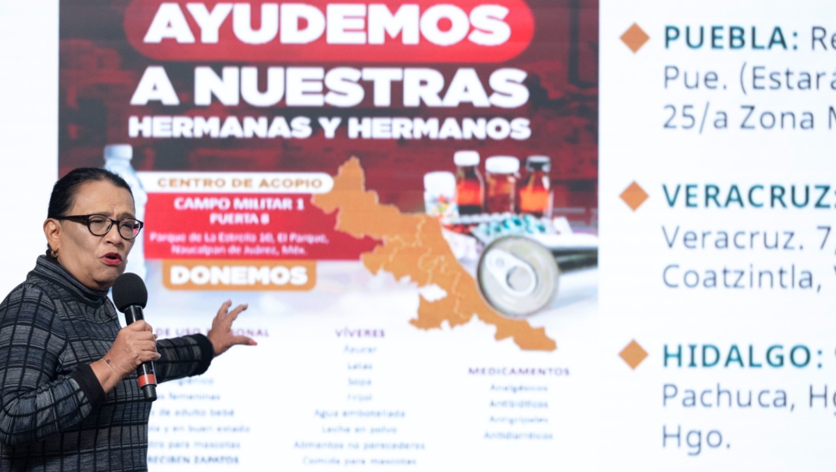 Rosa Icela Rodríguez agradece a gobiernos estatales por apoyo a entidades afectadas tras lluvias