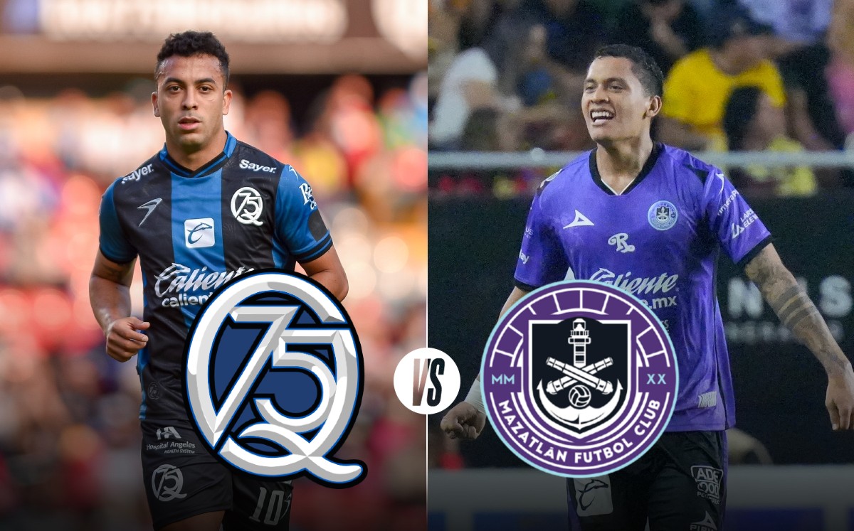 ¿A qué hora juega Querétaro vs Mazatlán? Partido HOY de Liga MX 2025