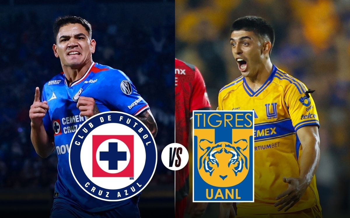 ¿A qué hora juega Cruz Azul vs Tigres? Partido HOY Semifinales Liga MX
