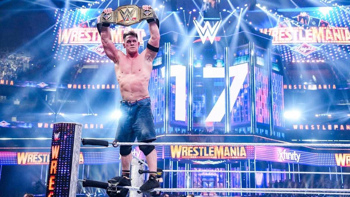 John Cena se va de la WWE como el luchador con más campeonatos