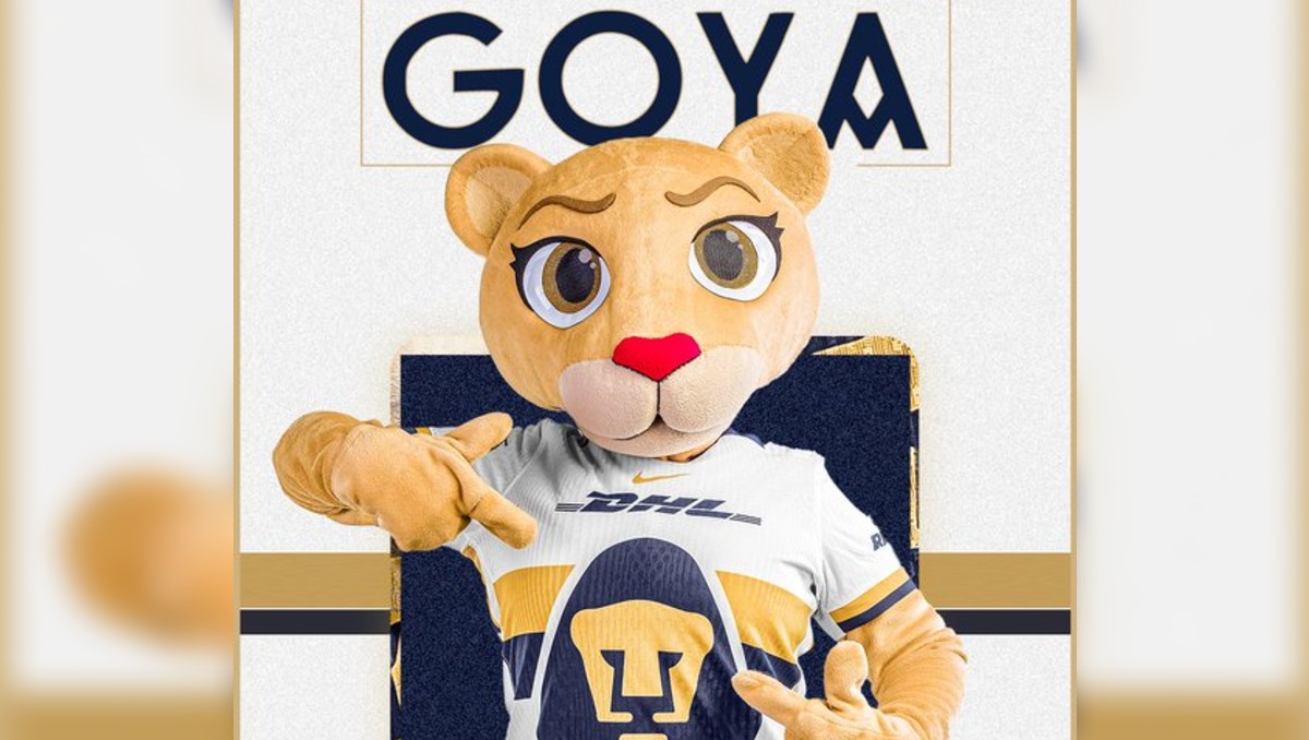 Pumas presentó a Goya como nueva mascota del club