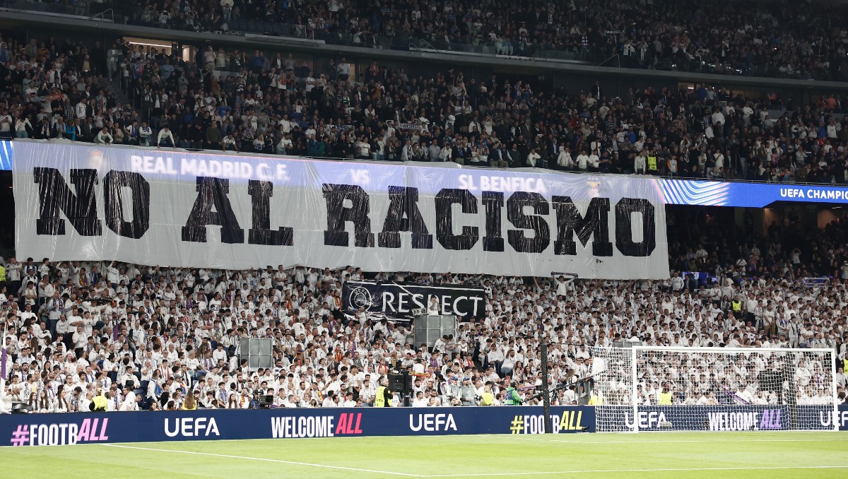 Fan del Real Madrid es expulsado del estadio por realizar saludo nazi