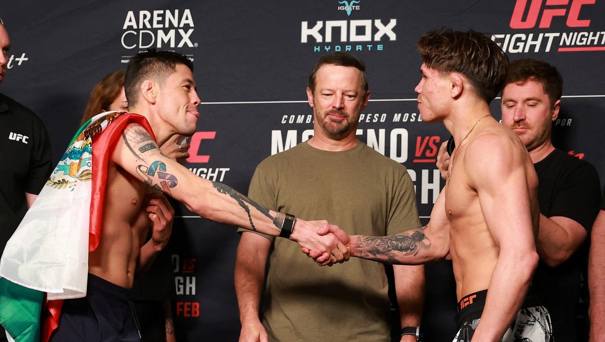 Brandon Moreno y Lone’er Kavanagh cumplen en pesaje para UFC México