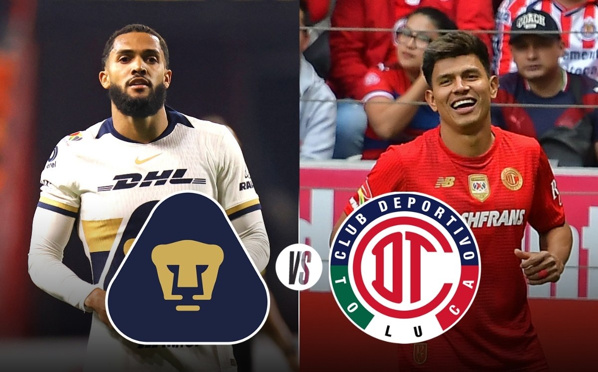 Dónde ver Pumas vs Toluca: a qué hora es el juego EN VIVO