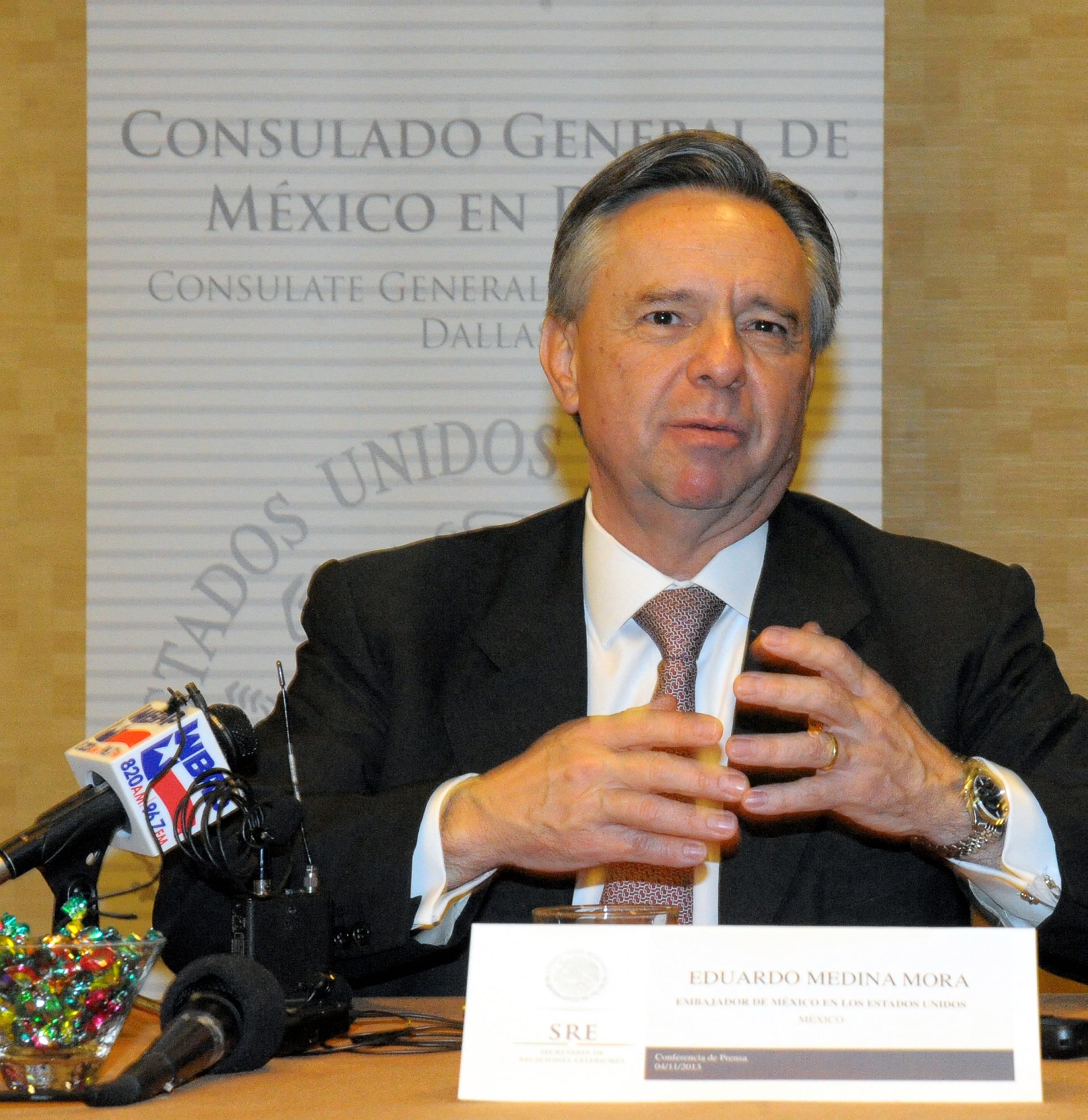 Eduardo Medina Mora, embajador de México en Estados Unidos