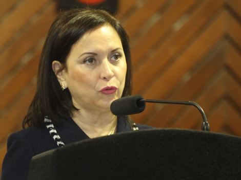 La senadora por Nuevo León, Cristina Díaz