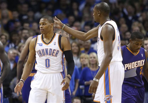 Westbrook y Durant 