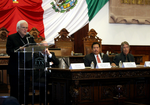 El Obispo Raúl Vera en el Congreso de Coahuila.