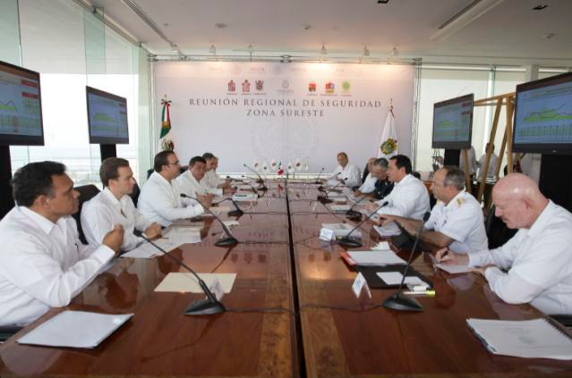 Reunión regional con Gabinete de Seguridad