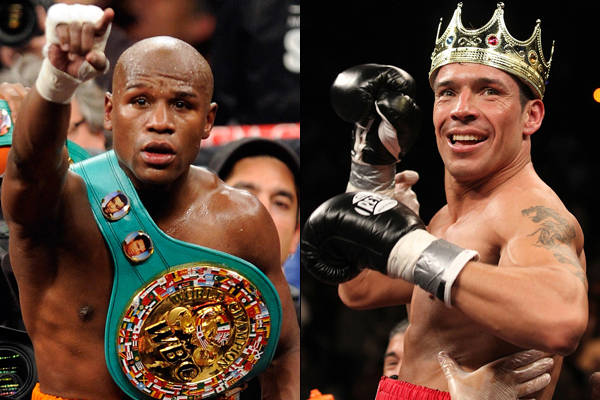Sergio Martínez y Floyd Mayweather 