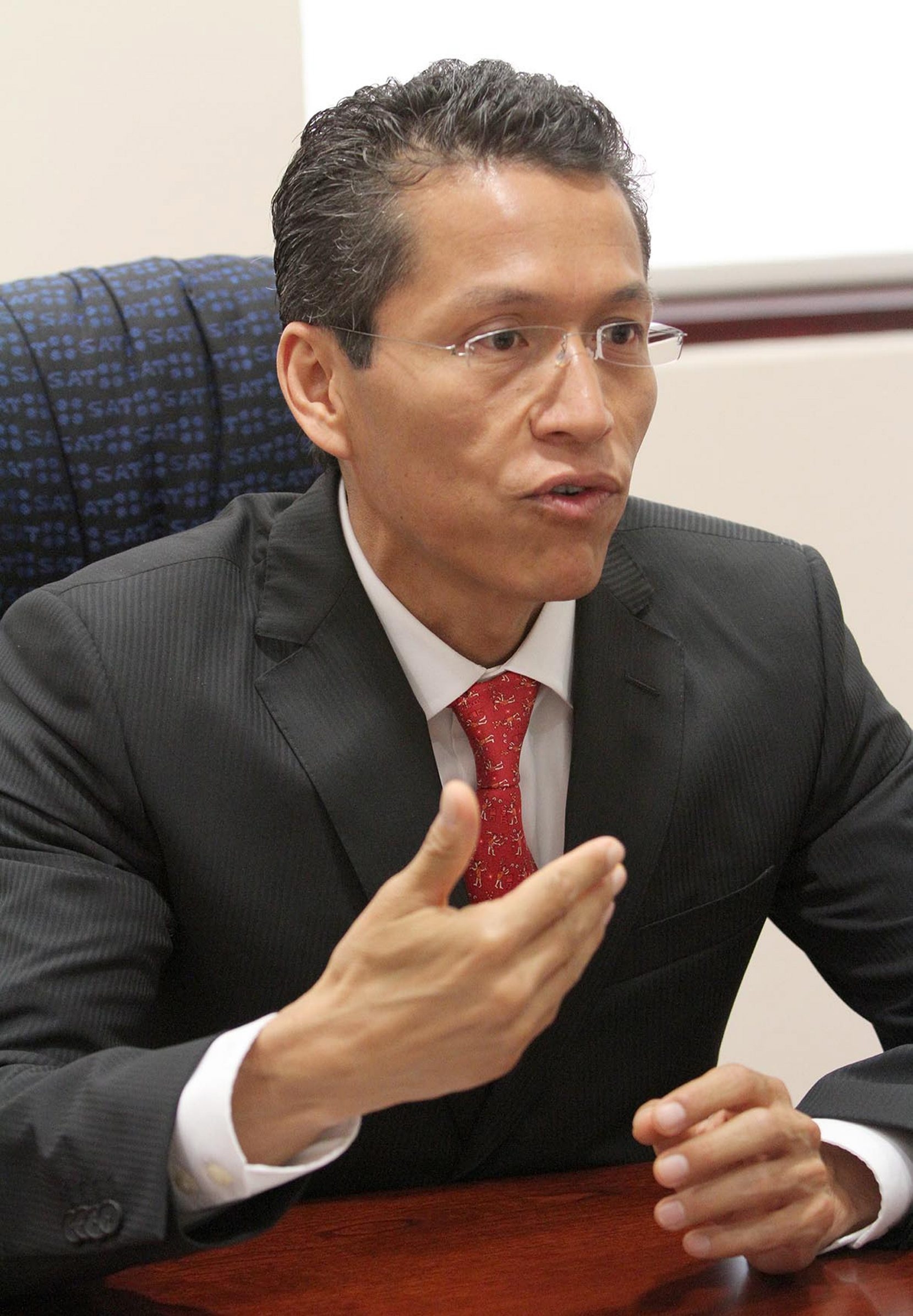 Aristóteles Núñez, jefe del SAT.