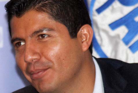 El presidente municipal, Eduardo Rivera Pérez.