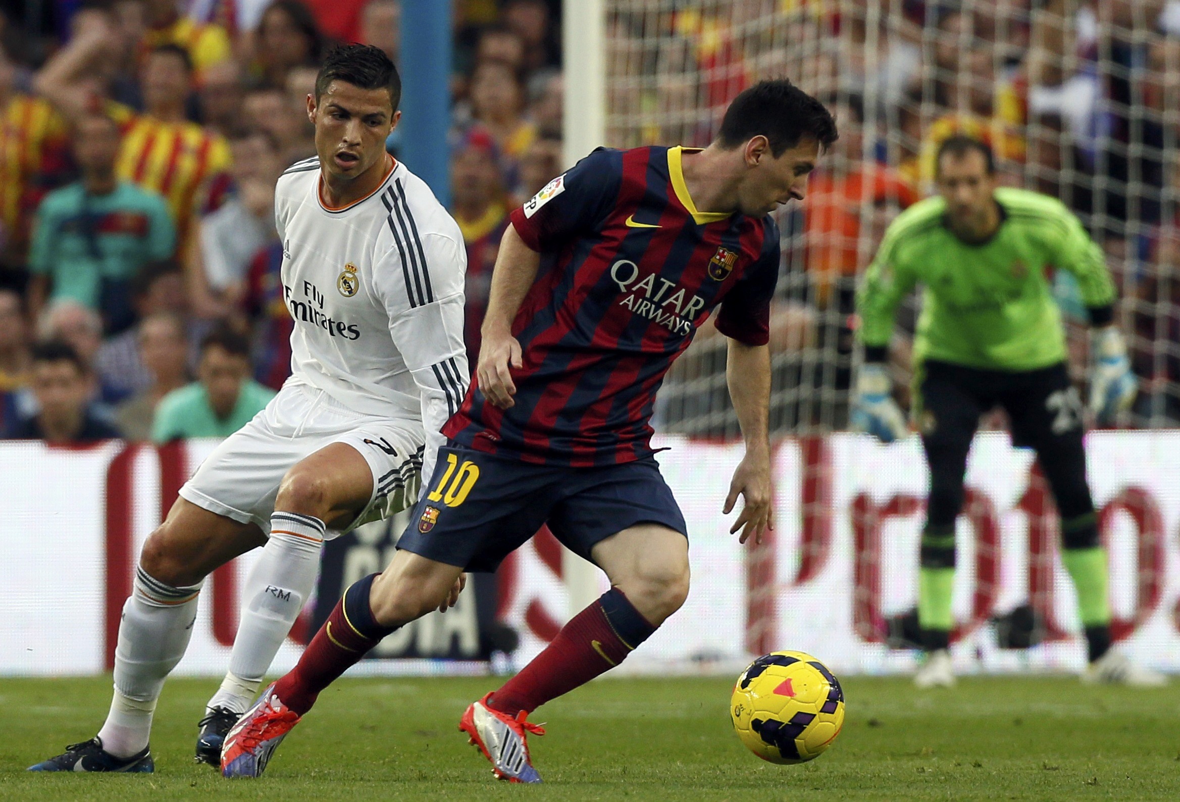 Messi y Cristiano 