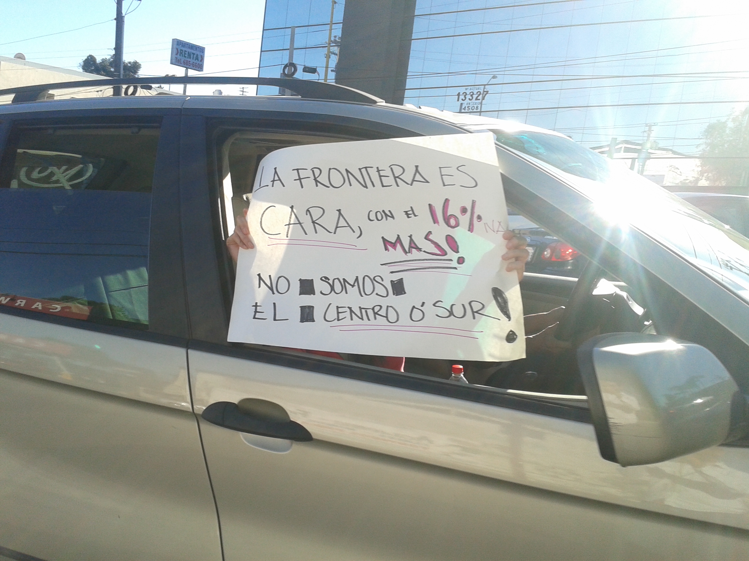Caravana contra homologación del IVA