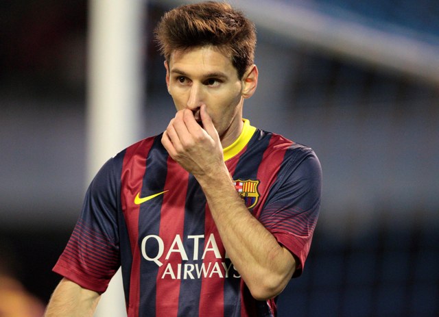 Messi salió lesionado