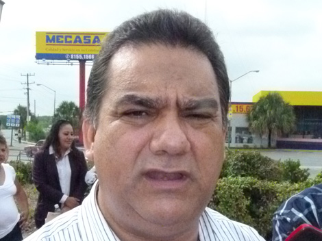 El ex alcalde de Juárez, Nuevo León, Luis García. 