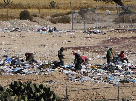 Representantes ejidales denuncian daños ambientales por basura.