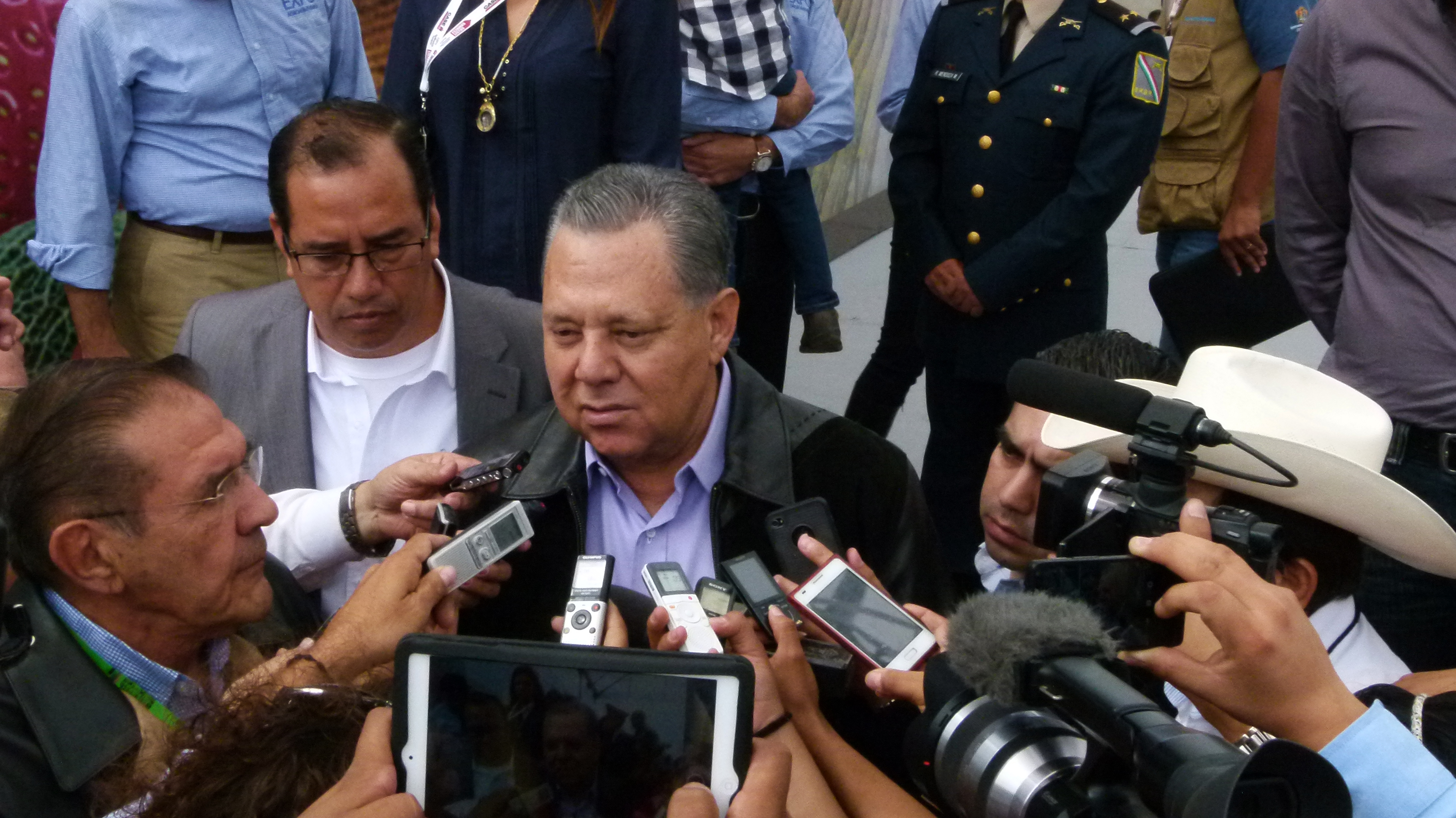 Aguilar Padilla dijo que se busca elevar la producción agrícola.