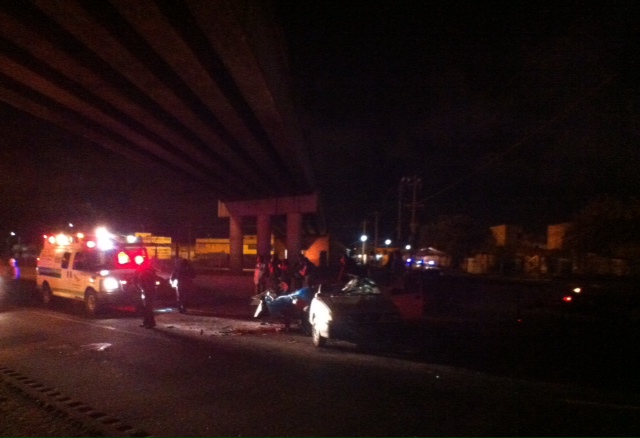 Accidente vehicular en autopista México-Puebla