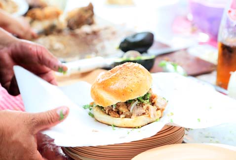Cemita, una de las delicias de la gastronomía poblana.
