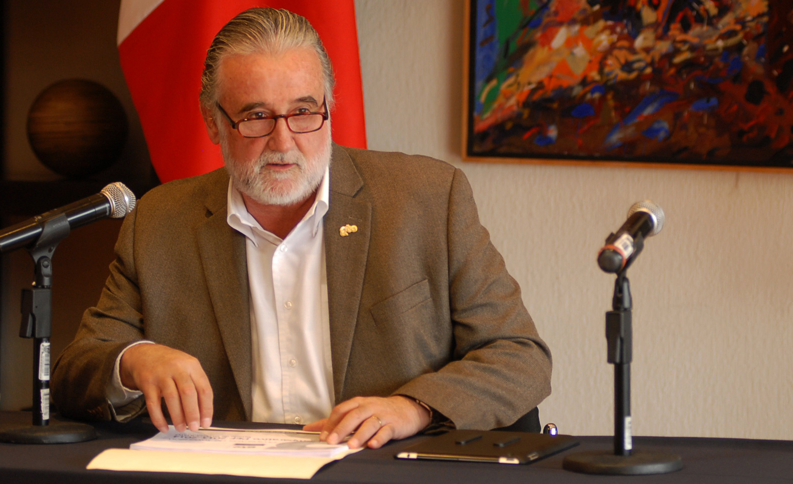 Juan Ignacio Martín Solís, Secretario de Finanzas.