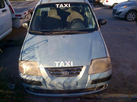 Fueron encontradas en un taxi de la línea "El Regalito" perteneciente a la CTM, sin número económico ni placas.
