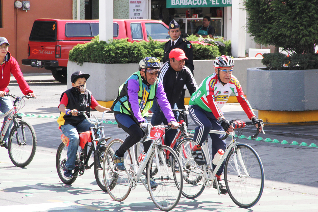 La ciclovía recorre la avenida Hidalgo.