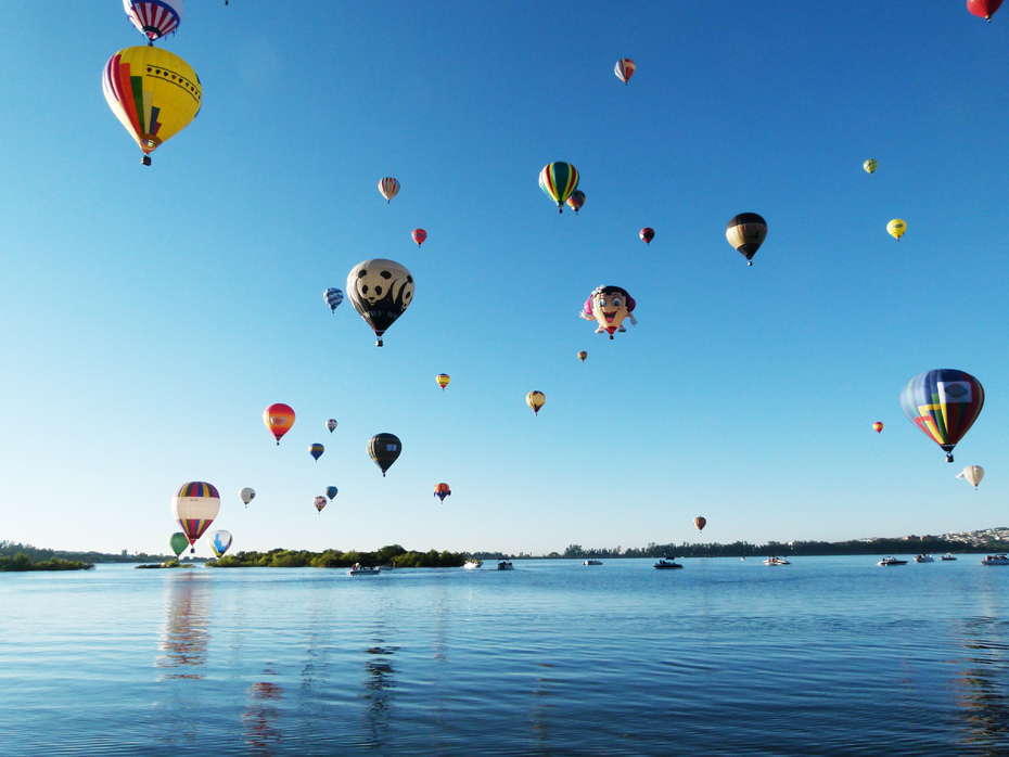 Hoy fue el último día de vuelo de los globos.