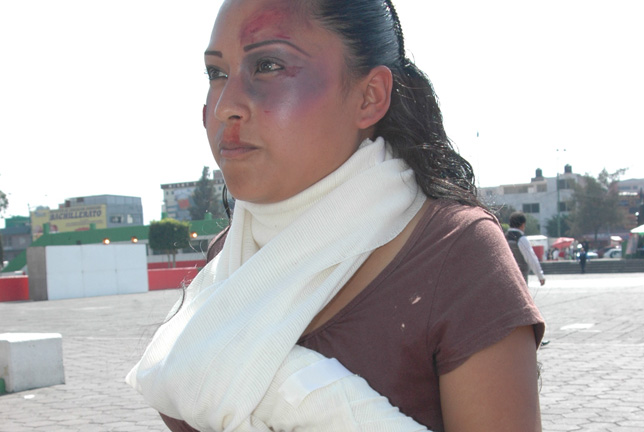 Marcha para combatir la violencia.