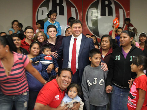 El dirigente estatal del PRI, Eduardo Bailey Elizondo.
