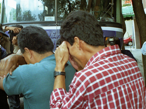 Los indocumentados se trasladaban en un autobús. 