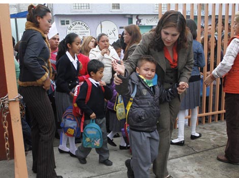 Se trata de proteger a los estudiantes de las bajas temperaturas.