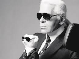 El creativo em jefe de Chanel, Karl Lagerfeld 