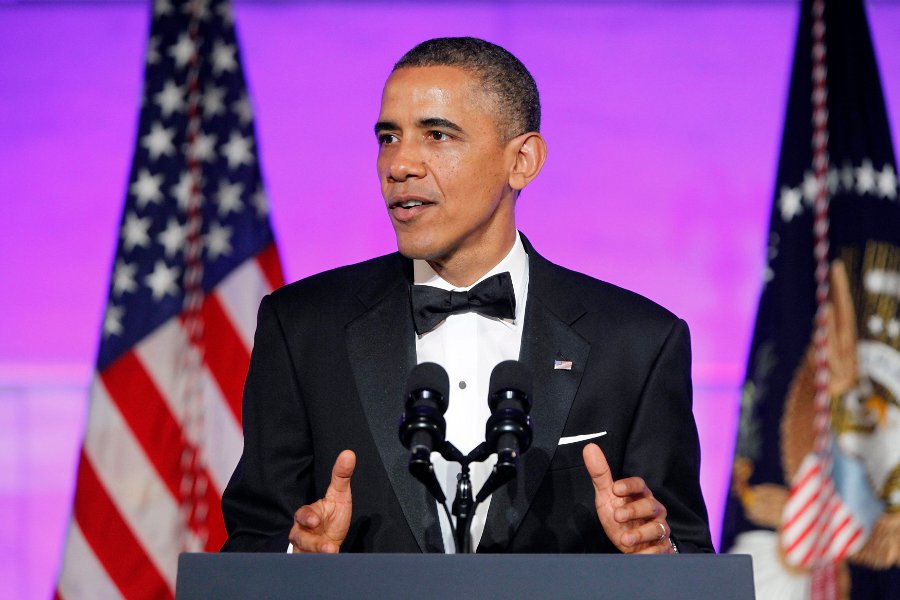 El presidente Barack Obama pronunció un discurso durante la cena de honor por la entrega de la Medalla Presidencial de la Libertad.