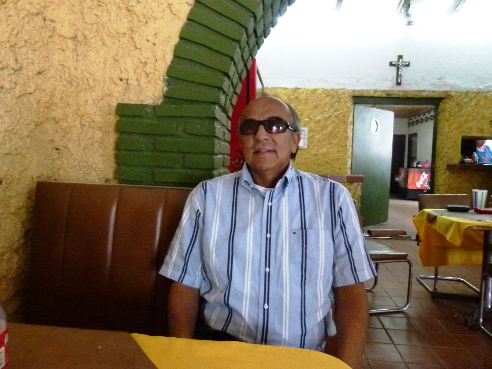 José Alberto Correa Chaires presidente de la fundación para niños invidentes y personas con discapacidad visual.