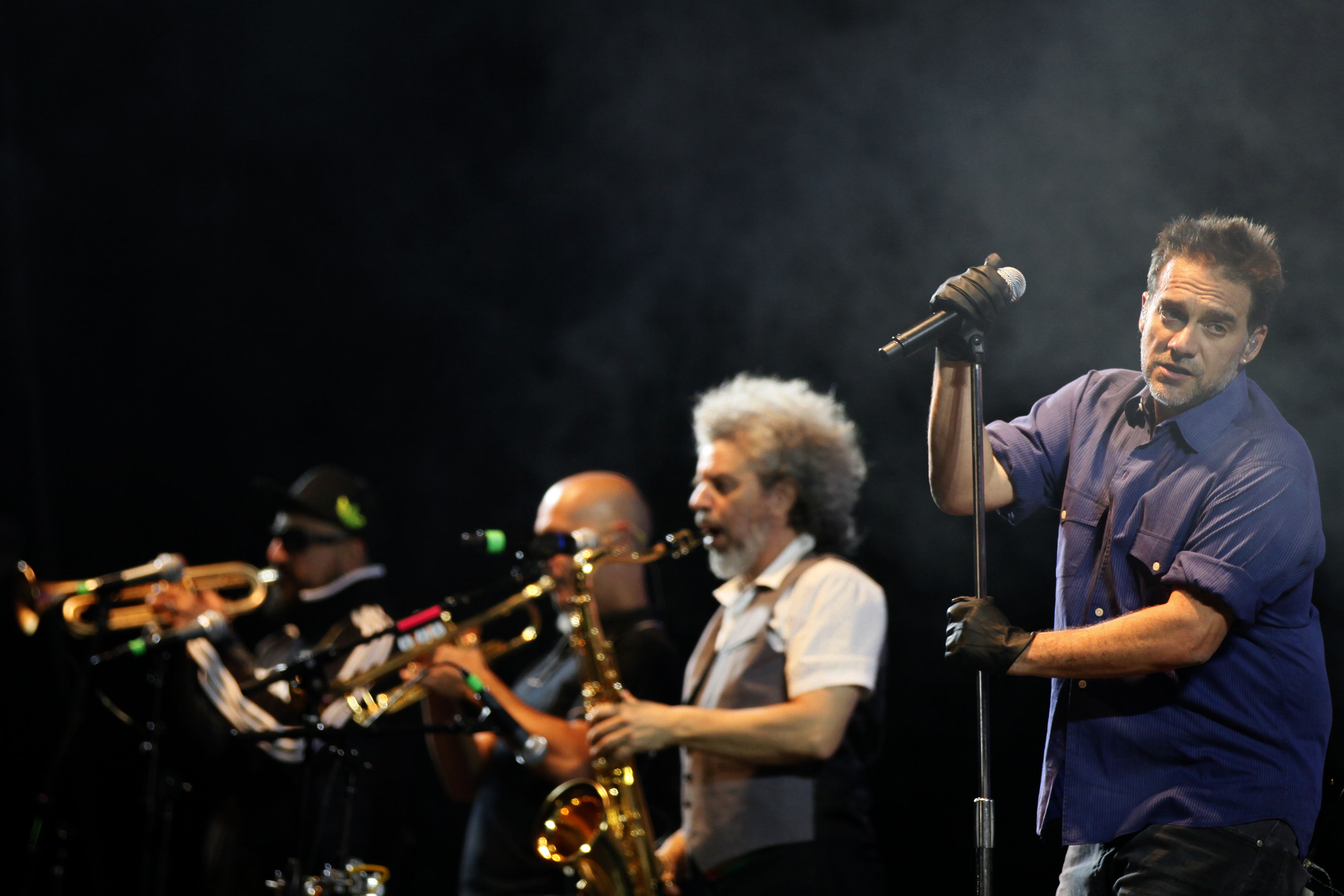 El público recibió a la banda con ovaciones