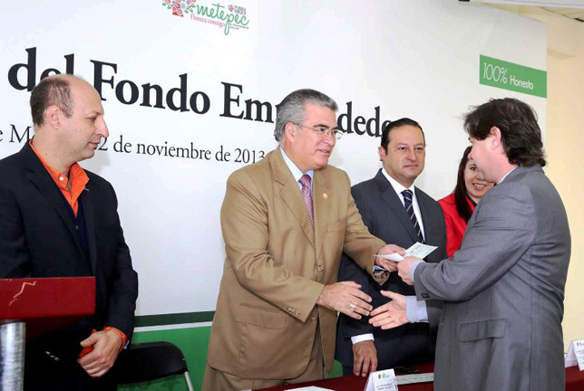 Instituto Nacional del Emprendedor entrega de apoyos en Metepec