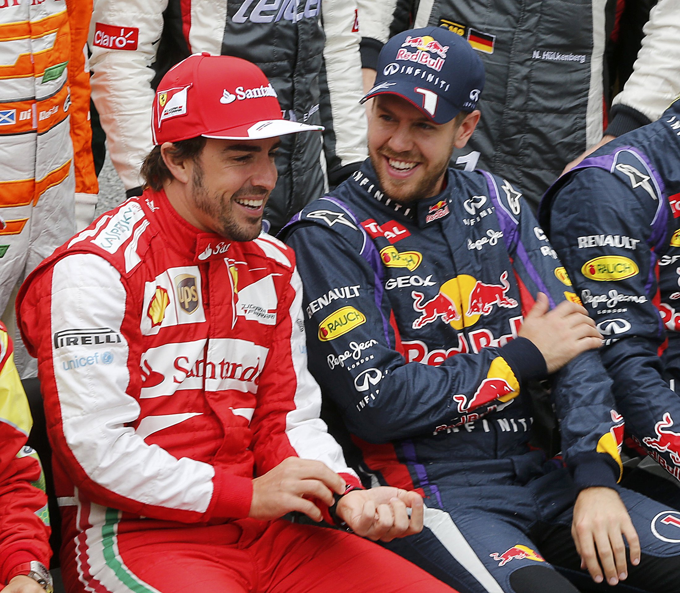 Alonso y Vettel 