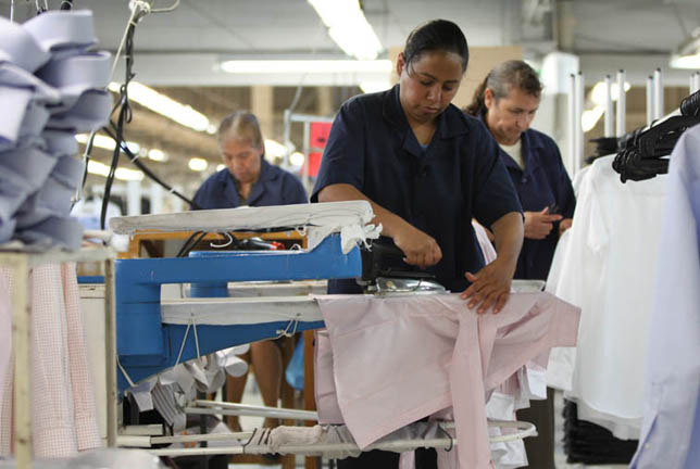 El área manufacturera mantiene su trayectoria ascendente.