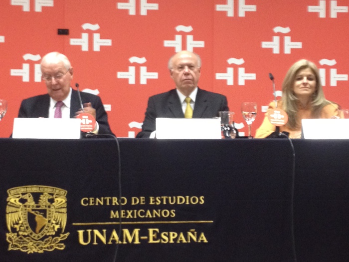 José Narro Robles, tras la presentación de Centro de Estudios Mexicanos, ubicado en la sede madrileña del Instituto Cervantes.