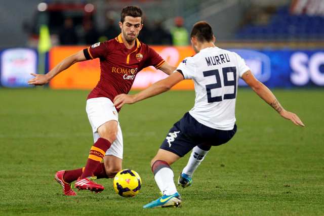 Roma y Cagliari dividieron puntos 