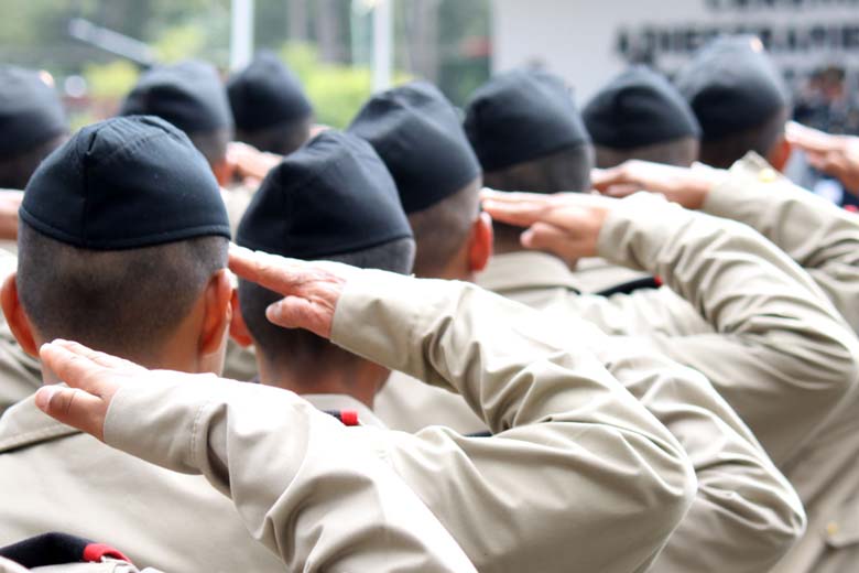 Ceremonia en la XXV Zona Militar.