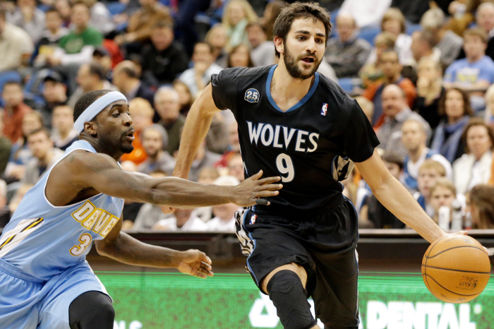 Ricky Rubio (der) 